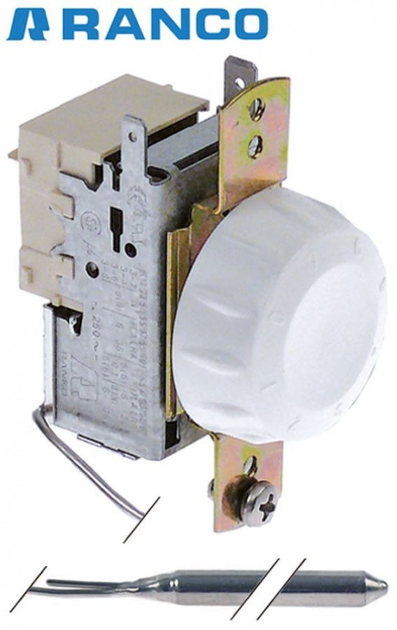 Termostat Ranco K55L1047, 6 A, 250 V, capilar 1110 mm - 390253