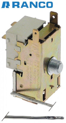Termostat RANCO K22L2557, -5 +13°C, cu 3 contacte 6A, 250V, lungime capilar 2550 mm - 390261