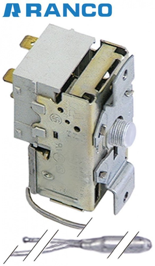 Termostat RANCO K22L2554, -5 +13°C, senzor ø 10 x 100 mm, tub capilar 2000 mm - 390274
