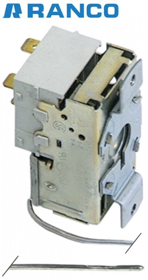 Termostat, gama temperatura de la 0 la +3,5°C, lungime tub capilar 2000 mm, model K55L5069 - Cod 390276
