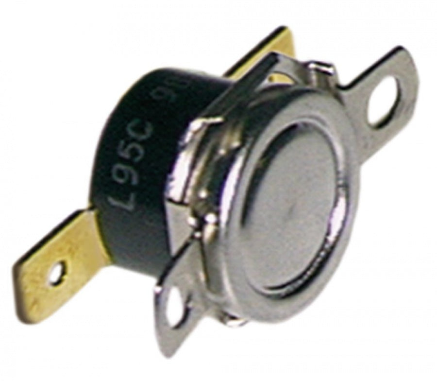 Termostat de contact cu bimetal 60°C, contact 16A, 250V, distanta orificii de fixare 23,8 mm - 390301