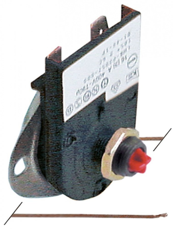 Termostat de siguranta LM7, 165°C, contact 25 A, senzor ø 2 mm, lungime tub capilar 490 mm - 390305
