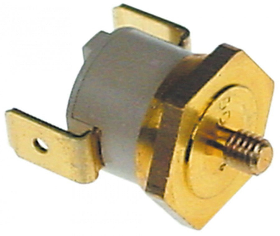 Termostat de contact cu bimetal 100°C, contact 1 NC, 16 A, filet M4 - 390322