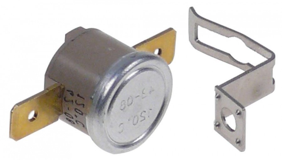 Termostat cu bimetal, 120°C, 1 contact, 10 A, termostat statie de calcat - 390361