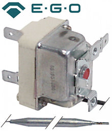 Termostat, temperatura maxima 60°C, gama temperatura fixa 60°C, 1 contact, 16 A, senzor ø 6 mm - Cod 390415