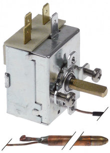 Termostat 0-90°C, contact 16 A, bulb ø 6,5 x 110 mm, lungime capilar 1000 mm - 390457
