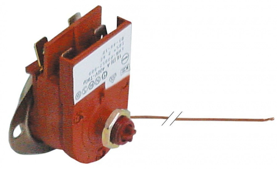 Termostat de siguranta 165°C, 2 contacte 16 A, senzor ø 2 mm, lungime capilar 470 mm - 390476