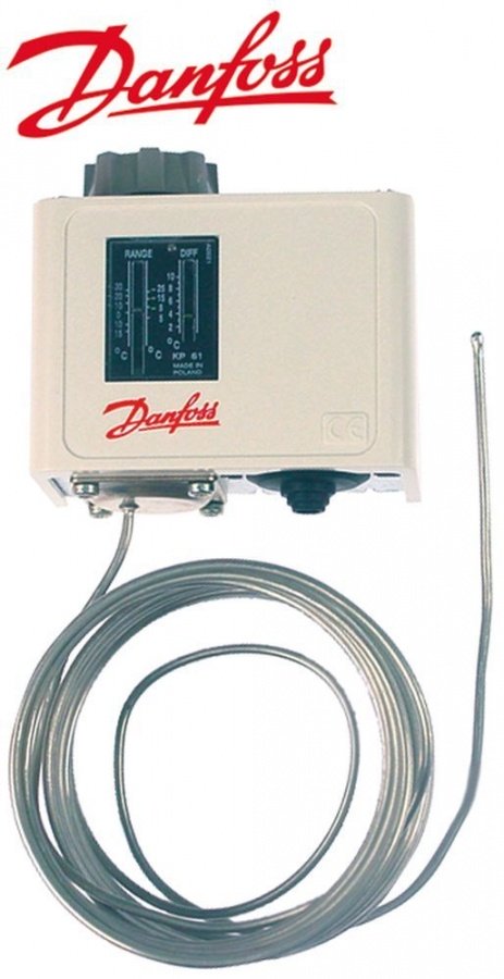 Termostat de ambient Danfoss KP 61, - 30 + 15°C  - 390486