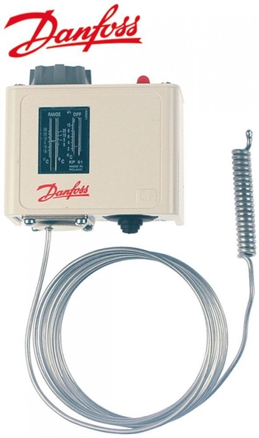 Termostat de ambient Danfoss KP 61, - 30 + 15°C, - 390487