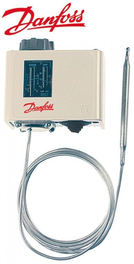 Termostat de ambient Danfoss Kp 73, - 25 + 15°C  - 390492