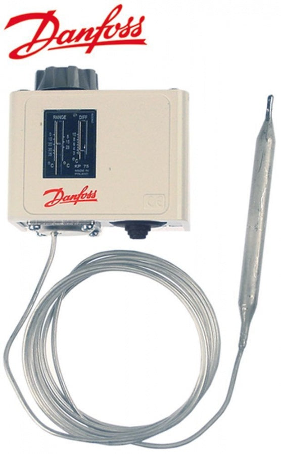 Termostat de ambient Danfoss Kp 75, 0 + 35°C - 390493