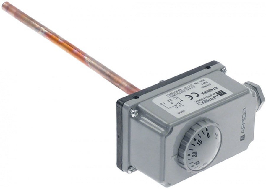 Termostat cu tija, gama temperatura 0-90°C, 1 contact, 16 A, senzor ø 8 mm, lungime senzor 200 mm - 390498