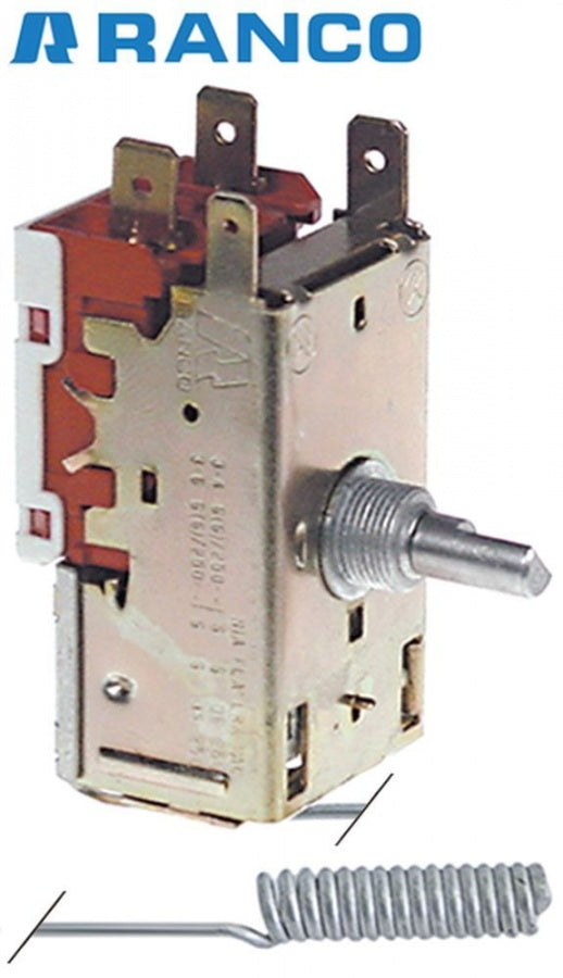 Termostat, senzor ø 10 x 48 mm, lungime capilar 1500 mm, model K50H2005 - 390547