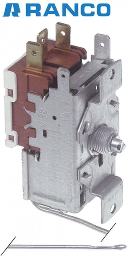 Termostat RANCO K22L1083, cu 3 contacte 6 A, 250 V, lungime capilar 2300 mm - 390589