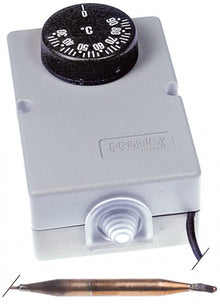 Termostat +30 la +90°C, bulb ø 6,5 x 63 mm, capilar 1500 mm - 390595