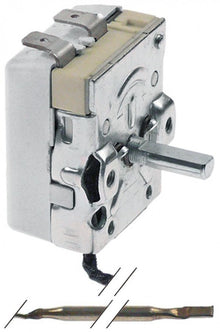 Termostat 50-300°C, contact 16 A, senzor ø 5 x 70 mm, lungime capilar 900 mm - 390602