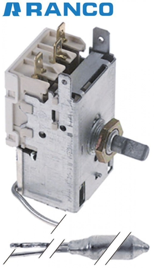 Termostat RANCO K57L2865, senzor ø 9,5 x 107 mm, lungime tub capilar 1950 mm - 390618
