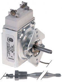Termostat, temperatura maxima 204°C, gama temperatura 93-204°C, 1 contact, la 5 V CC, 0,67 A - Cod 390636