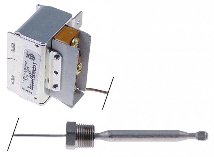 Termostat, 232°C, 1 contact, senzor ø 7,93 mm, lungime senzor 77 mm - 390639