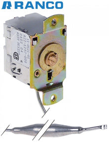 Termostat, senzor ø 10 mm, lungime senzor 100 mm, lungime tub capilar 1500 mm - Cod 390644