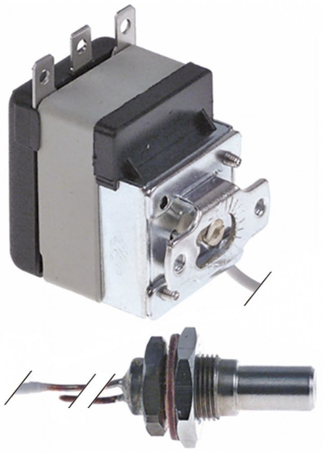 Termostat mentinere t. max. 53°C, contact in comutatie 16 A, bulb M14 - 390672
