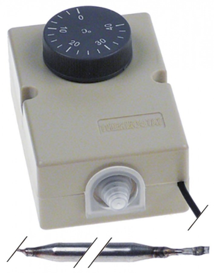 Termostat complet, 0 + 40°C, bulb ø 6 x 110 mm, lungime capilar 1,5 m - 390674
