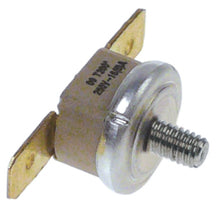 bi-metal safety thermostat switch-off temp. 200°C 1-pole 16A connection F6,3 thread M4