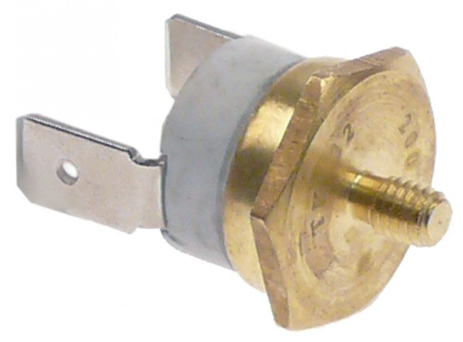 Termostat cu bimetal, 200°C, 1 contact, 10 A, fixare ø 16 mm, M4 - 390690