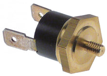 Termostat cu bimetal, 103°C, 1 contact, 10 A, 250 V, filet M4 - 390697