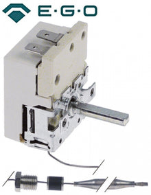 Termostat 32-110°C, 1 contact, 16 A, bulb ø 6 x 110 mm, capilar 870 mm - 390703