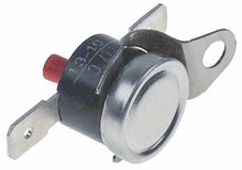 Termostat de siguranta cu bimetal 127°C, contact 1NC, 16A, 250V, conectori 6,3mm - 390711