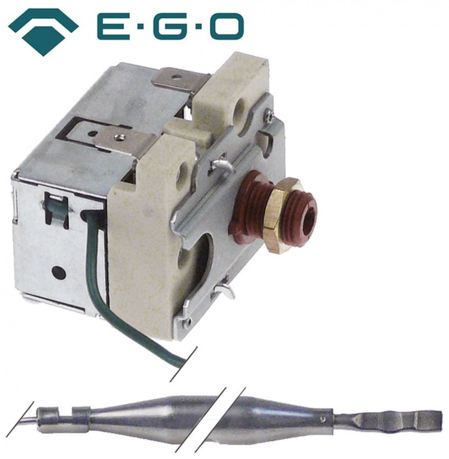 Termostat de siguranta  230°C, contact 16 A, EGO 56.10549.500, bulb ø 6x75 mm, lungime capilar 740 mm - 390714