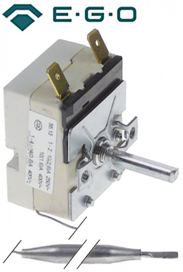 Termostat, 30-110°C, 1 contact, senzor ø 6 mm, lungime senzor 115 mm - 390719