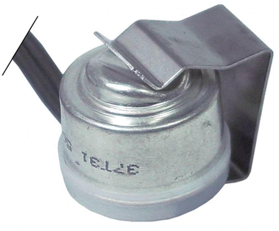 bi-metal safety thermostat 1NC 1-pole cable length 1200mm temperature range 7-8°C