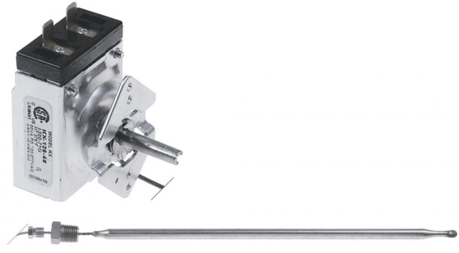 thermostat temperature range 121-190°C 1-pole probe ø 8mm probe length 260mm