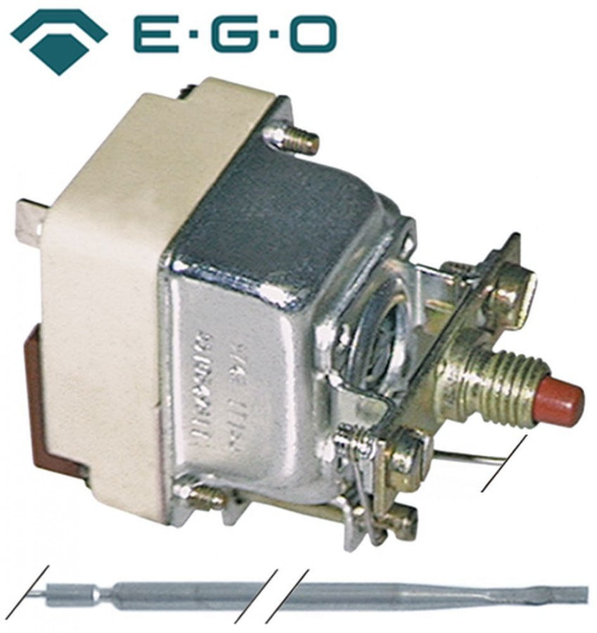 Termostat de siguranta 360°C,16 A, senzor ø 4 mm, L 128 mm, capilar L 1170 mm - 390786
