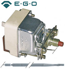 Termostat de siguranta 360°C,16 A, senzor ø 4 mm, L 128 mm, capilar L 1170 mm - 390786