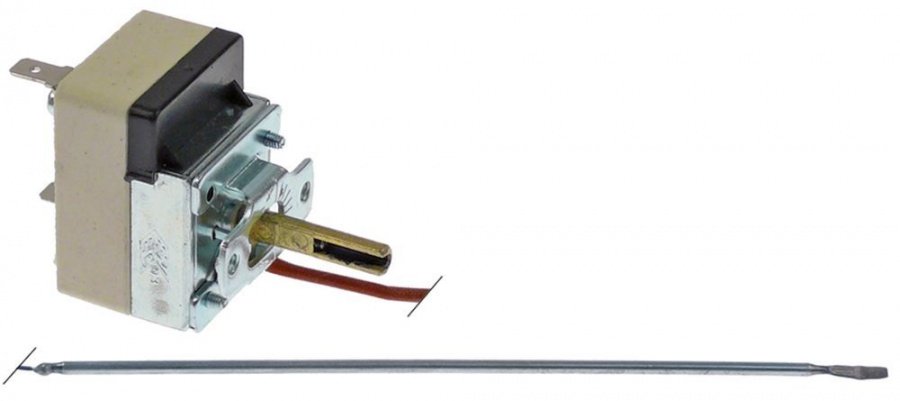 Termostat 50-280°C, 16 A, senzor ø 3 x 160 mm, fir capilar 1450 mm - 390790