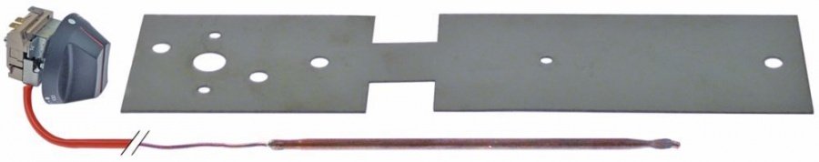 bi-metal thermostat t.max. 250°C temperature range 100-250°C 1-pole 1NO probe ø 4mm