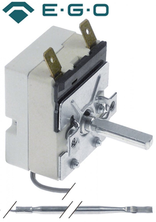 thermostat 71-90°C, 1-pole, probe ø 3,1 mm, probe length 201 mm