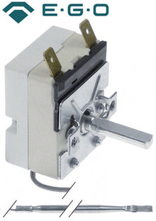 thermostat 71-90°C, 1-pole, probe ø 3,1 mm, probe length 201 mm