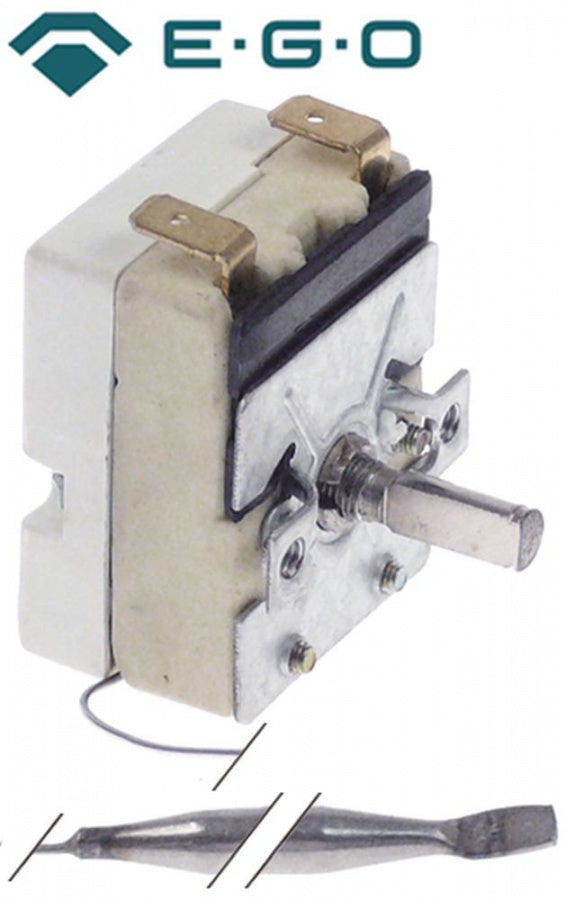 thermostat t.max. 250°C temperature range 50-250°C 1-pole 1NO 16A probe ø 6mm probe L 62mm
