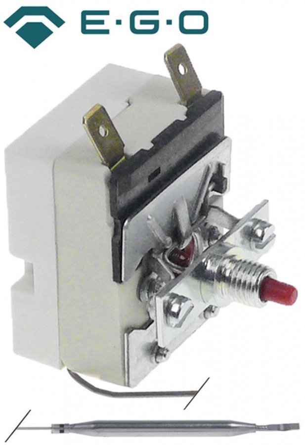 safety thermostat 230°C probe ø 6mm probe length 77mm capillary pipe length 670mm