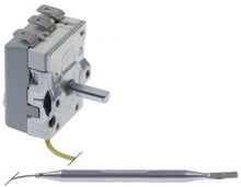 Termostat TECASA 0-90°C, contact in comutatie 1CO, 16A, bulb ø 6x100mm - 376108