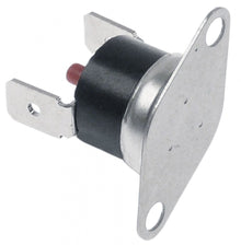 bi-metal safety thermostat hole distance 23,5mm switch-off temp. 120°C 1NC 1-pole 10A 250V