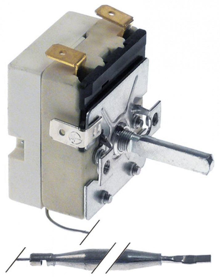 Termostat de lucru pentru friteuza de banc t.max.185°C, 16A, 230V, senzor ø 6x77 mm, fir capilar 1500 mm, EGO - 55.13034.210, 5513034210 - 390968
