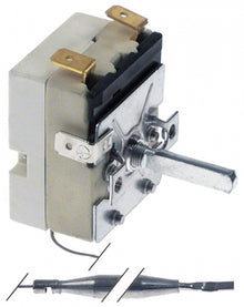 Termostat de lucru pentru friteuza de banc t.max.185°C, 16A, 230V, senzor ø 6x77 mm, fir capilar 1500 mm, EGO - 55.13034.210, 5513034210 - 390968