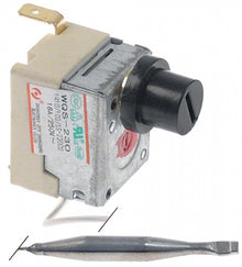 Termostat de siguranta pentru friteuza de banc WQS-230, 230°C, 16 A, senzor ø 5 x 48 mm, capilar L 440 mm - 390970