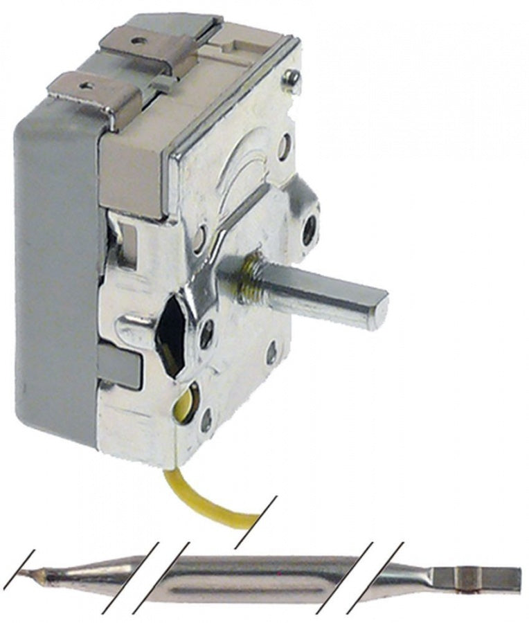 Termostat 30-90°C, contact 16 A, senzor ø 6x 95 mm, lungime capilar L 1550 mm - 390980