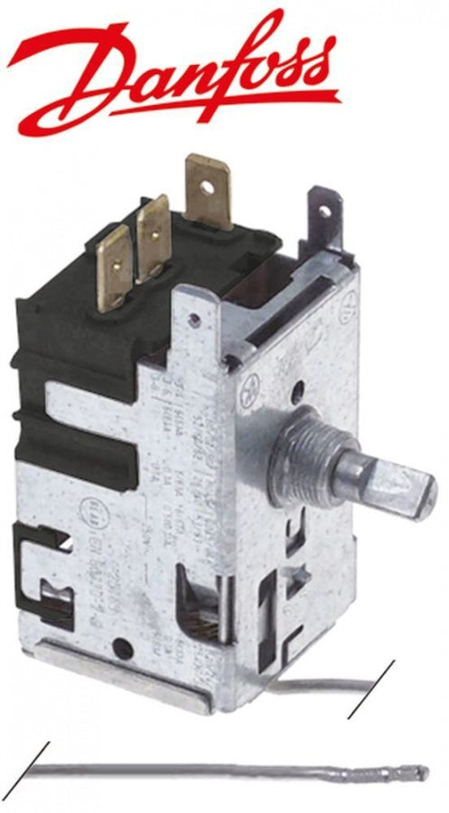 termostat tip 077B0804L țeavă capilară 810mm interval temperatură de funcționare +6 până la +15°C
